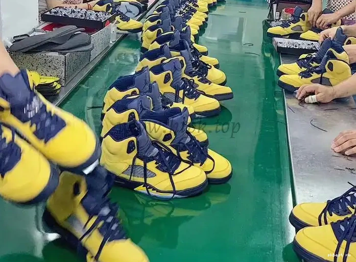 to V Amarillo Air Jordan ship SP GOD Inspire materials Navy 5 Retro Michigan retail PK ready 0610